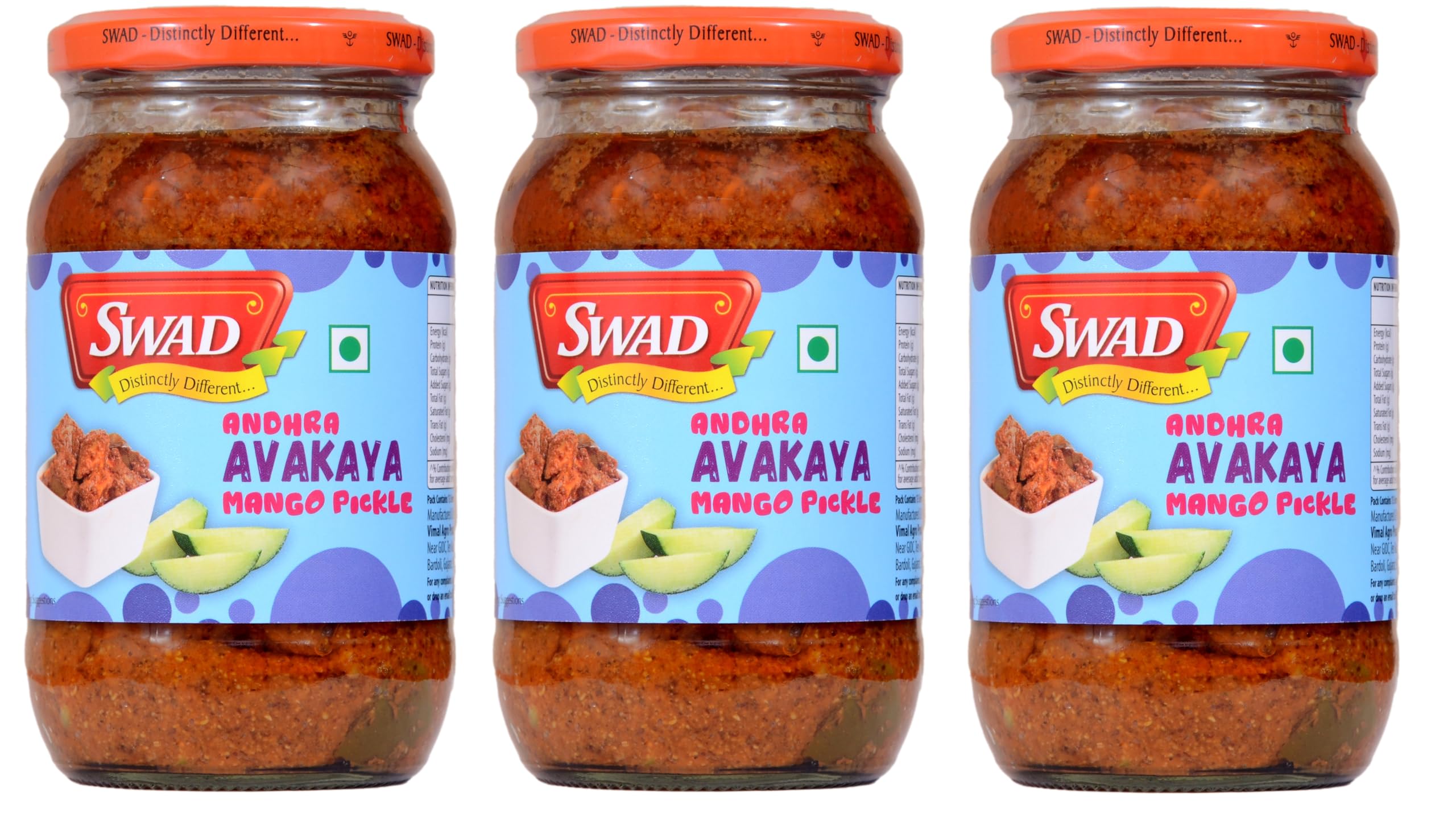 SWAD Andhra Avakaya Mango Pickle - 400gm (Pack of 3) (B0CLXW1LN4) Amazon Price History, Amazon Price Tracker