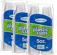 Vista 1 de Plastimade - Vasos desechables de plástico transparente de 5 onzas para el hogar, oficina, boda, eventos, fiestas, comida para llevar, agua, jugo