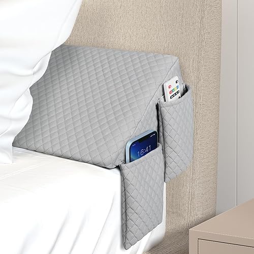 BWJASBU Almohada de cuña de cama tamaño Queen (60 x 10 x 6 pulgadas), relleno de huecos de colchón, almohada para cabecera, colchón y cabecero,