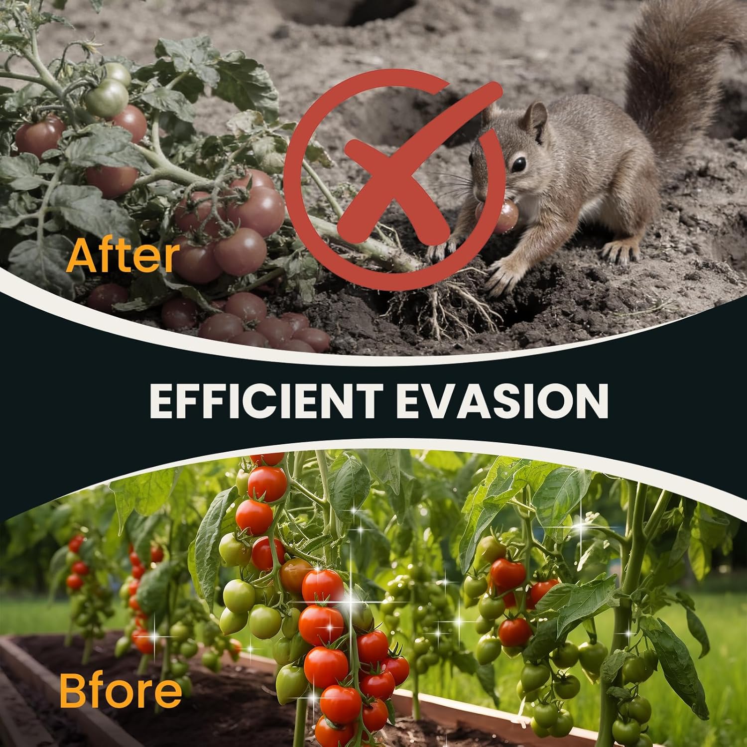 Squirrel Repellent Outdoor, Natural Squirrel Deterrent for Plants, Attic & Bird Feeders, Safe Around Kids & Pets, Helps Keep Squirrels Chipmunk Away from Yard & Garden – 9 Pouches - Image 5