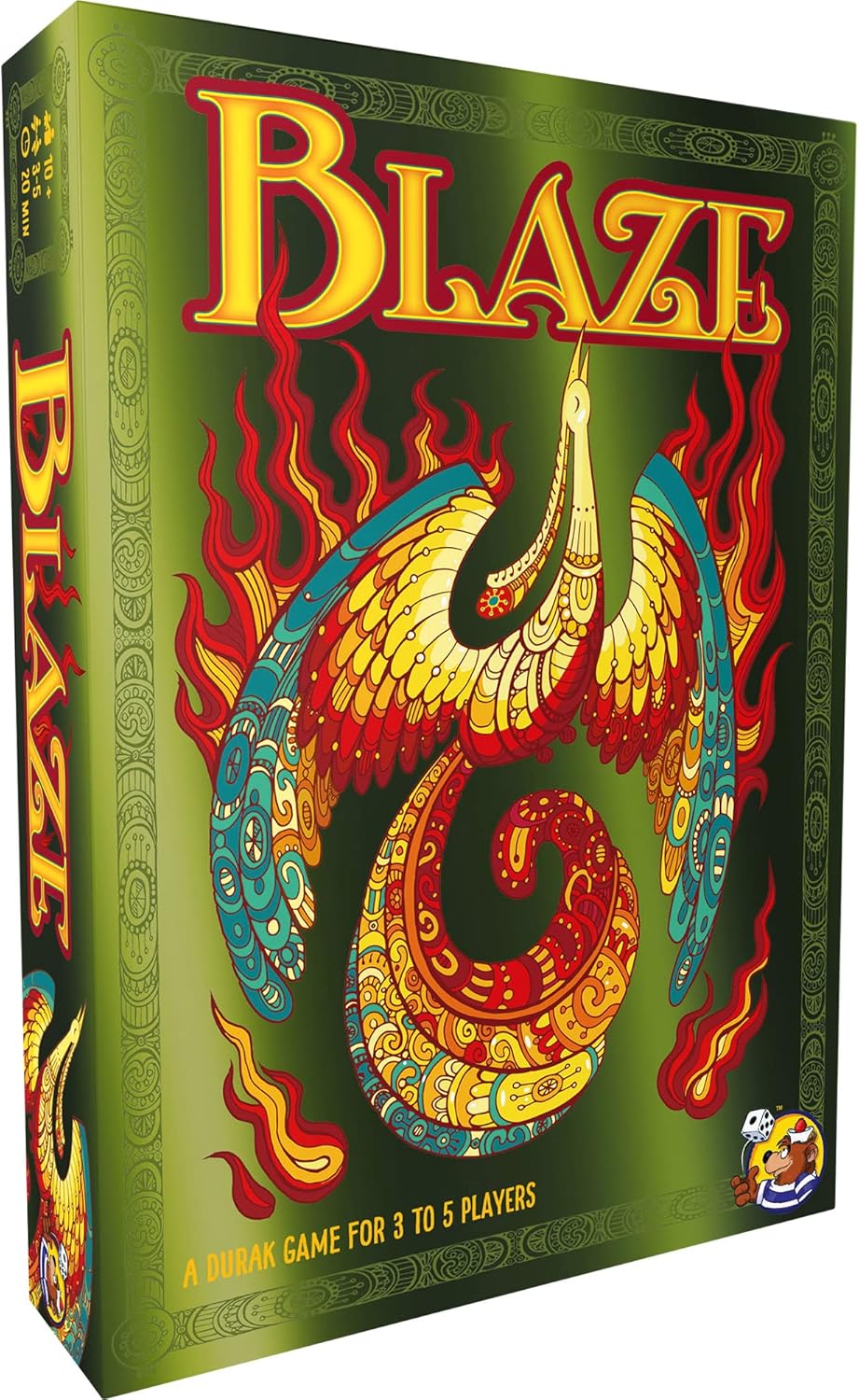 Blaze Card Game | Strategy Game Based on The Classic Russian Card Game Durak | Fun Family Game for Adults and Kids | Ages 10+ | 3-5 Players | Average Playtime 20 Minutes |HeidelBÄR Games