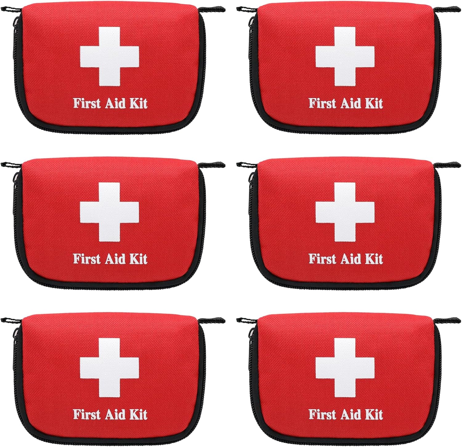 Faylapa 6 Mini First Aid Bags – Emergency Kit Pouches for Travel & Outdoors