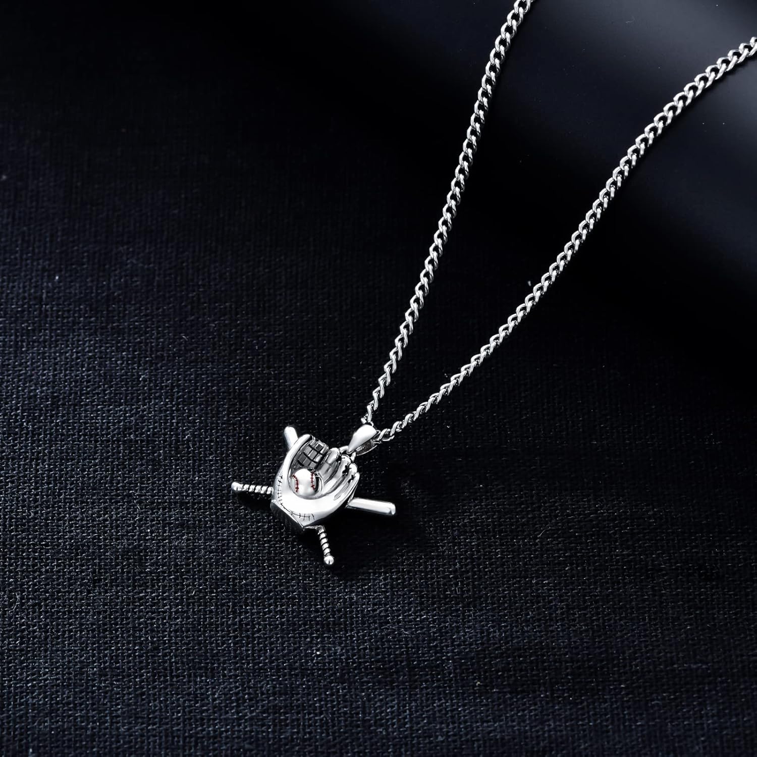 925 Sterling Silver Sport Necklaces I CAN DO ALL THINGS Bible Verse Cross Pendant Sports Fan Gifts for Men Women Athletes Sport Lovers - Image 2