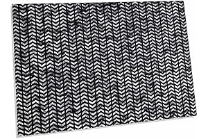 3D Rose Chalkboard Herringbone Placemats