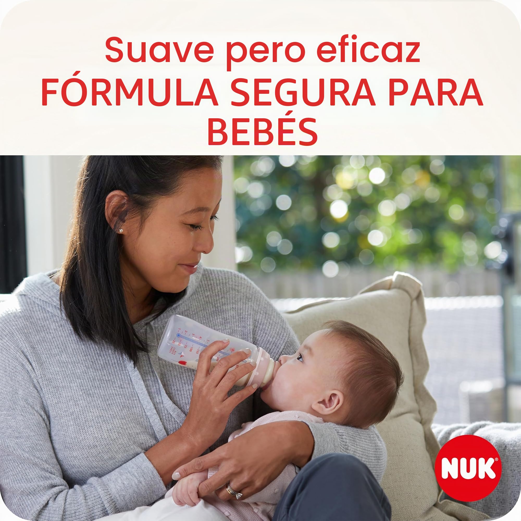 NUK Baby Bottle Cleanser | 500 ml | Perfecto para limpiar los biberones, las tetinas y los accesorios | Sin fragancia | pH neutro | 3 unidades