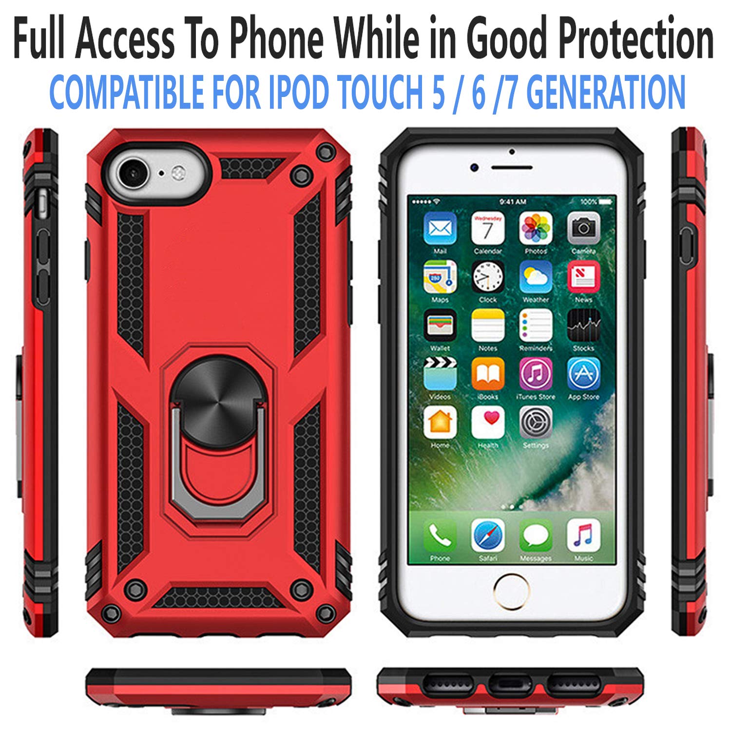 RESISTANT Cell Phone ＆ ipod Case STARSHOP - iPod Touch 7 Case, iPod Touch 6 Case, iPod Touch 5 Case