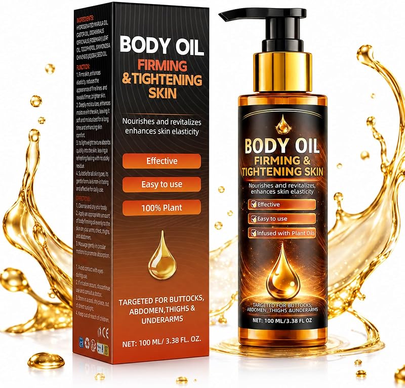 Óleo corporal Kallteren com óleo de rícino, tocoferol e jojoba