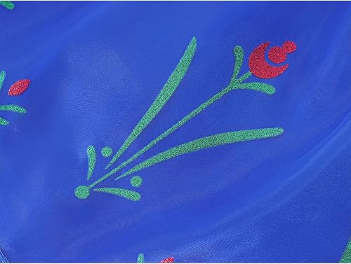 Miniatura 9 de Disfraz de princesa para niñas, vestido de princesa de reina de las nieves con capa para Halloween, fiesta de nieve, cosplay