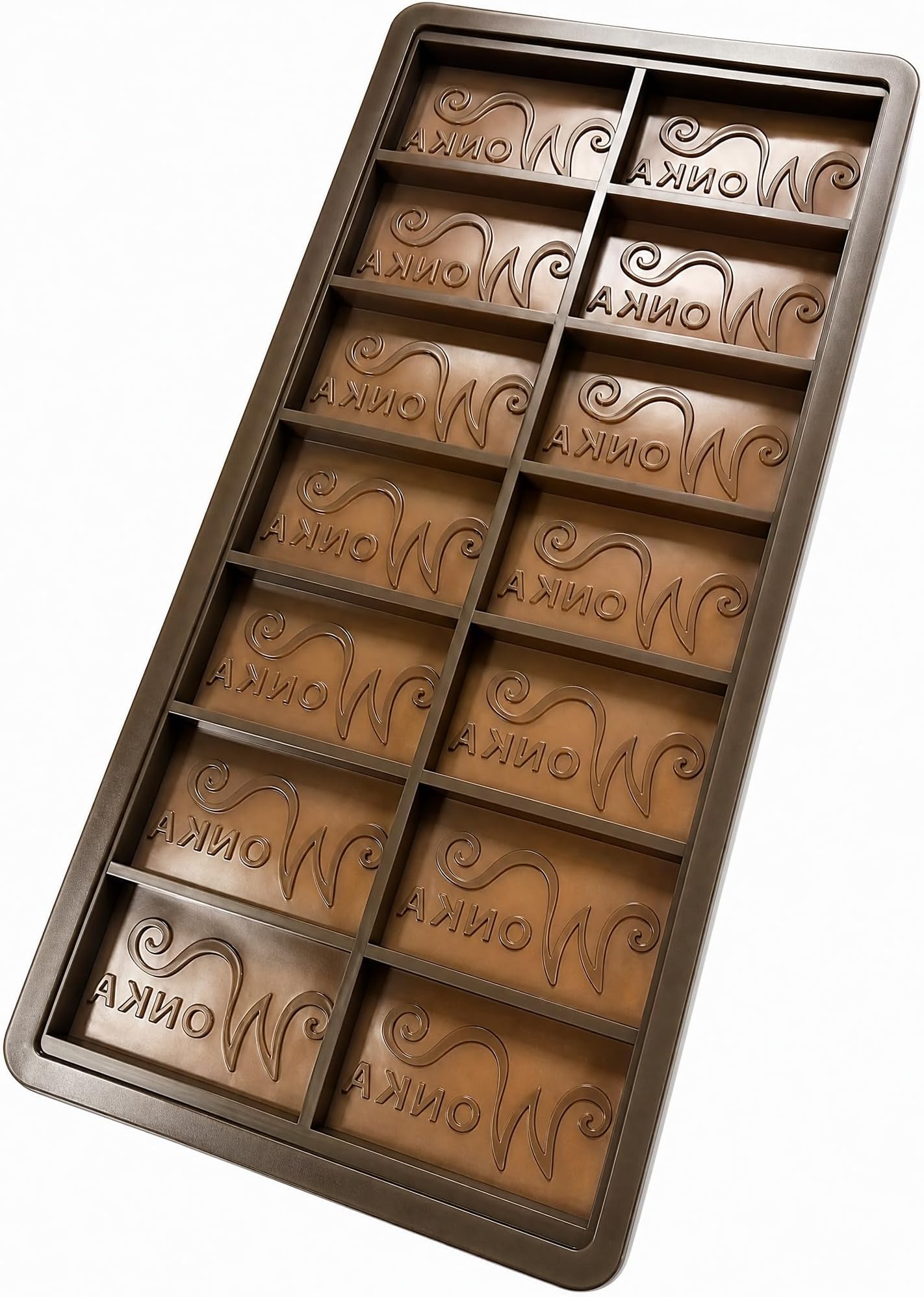 costumebase Willy Wonka DIY Chocolate Factory Bar Casting Mold,7.5in x 3.5in