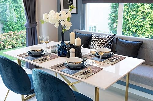 Vista 11 de Popular Home - Juego de 4 manteles individuales duraderos