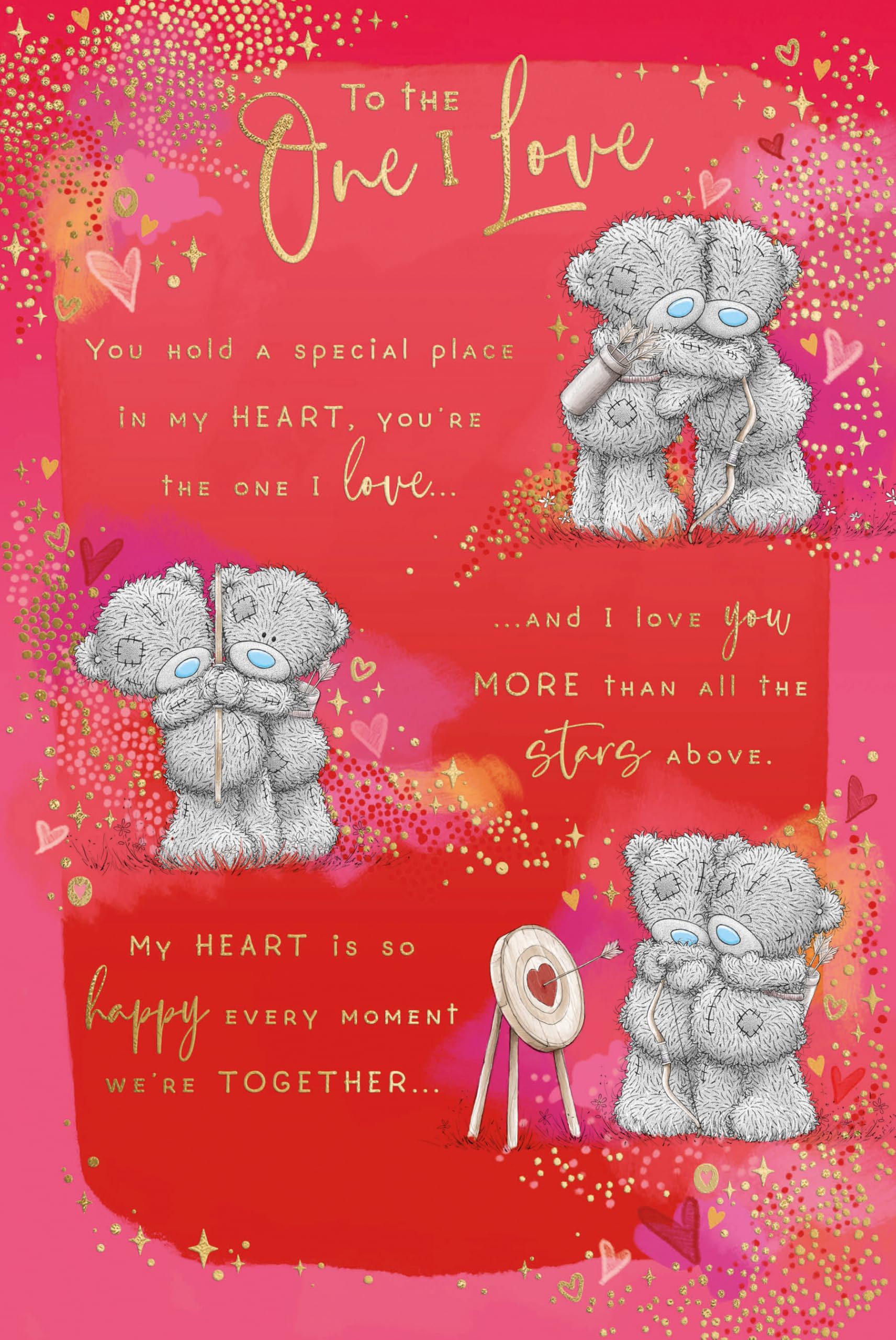 Me To You Bear One I Love Verse Valentine's Day Card