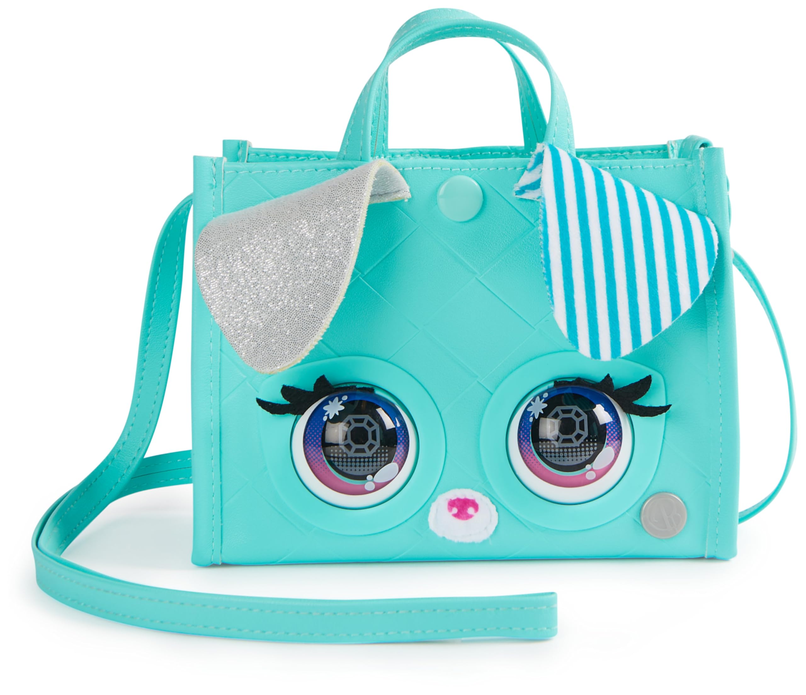 PURSE PETS - TOTE BAG CHIOT - ANIMAL INTERACTIF FORMAT SAC À MAIN - Sac pour Enfant Chien Interactif Qui Cligne Des Yeux - À L'Epaule Ou En Bandoulière- Sons Et Modes De Jeu - Jouet Enfant 4 Ans Et +