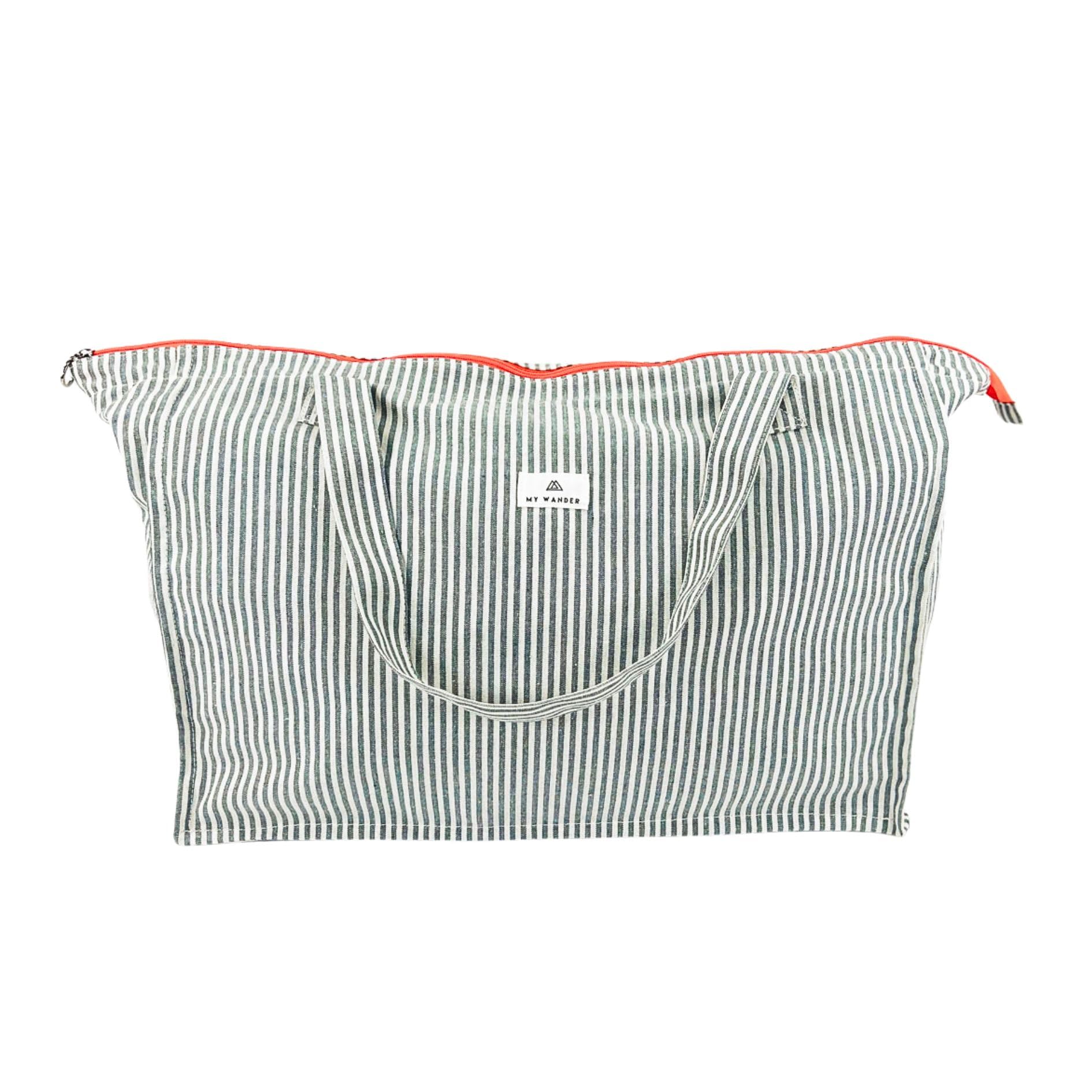 MY WANDER Bolso Mujer Verano - Bolsa Playa Mujer de Tela - Bolsa Playa XXL - Material Resistente - Bolsas de Playa 54x41x22cm (50L) - Diseñado y Producido en España