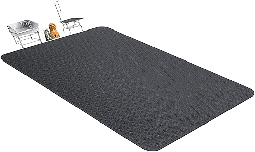 Miniatura 20 de Seagull Cómodo tapete de aseo para mascotas, tapete de aseo para mascotas, tapete de aseo para perros en casa, tapete de aseo para perros, tapete