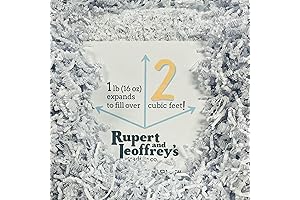 Rupert and Geoffrey's Trading Co. Easy Flow Crinkle Cut Paper Shred Filler for Gift Baskets