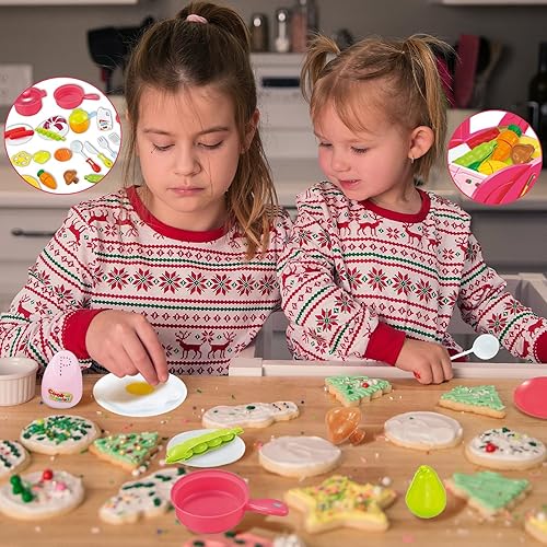 Miniatura 4 de Juguete de cocina con carrito de compras para niños pequeños juego de simulación juego de cocina juego de 38 piezas de juego de cocina para niños