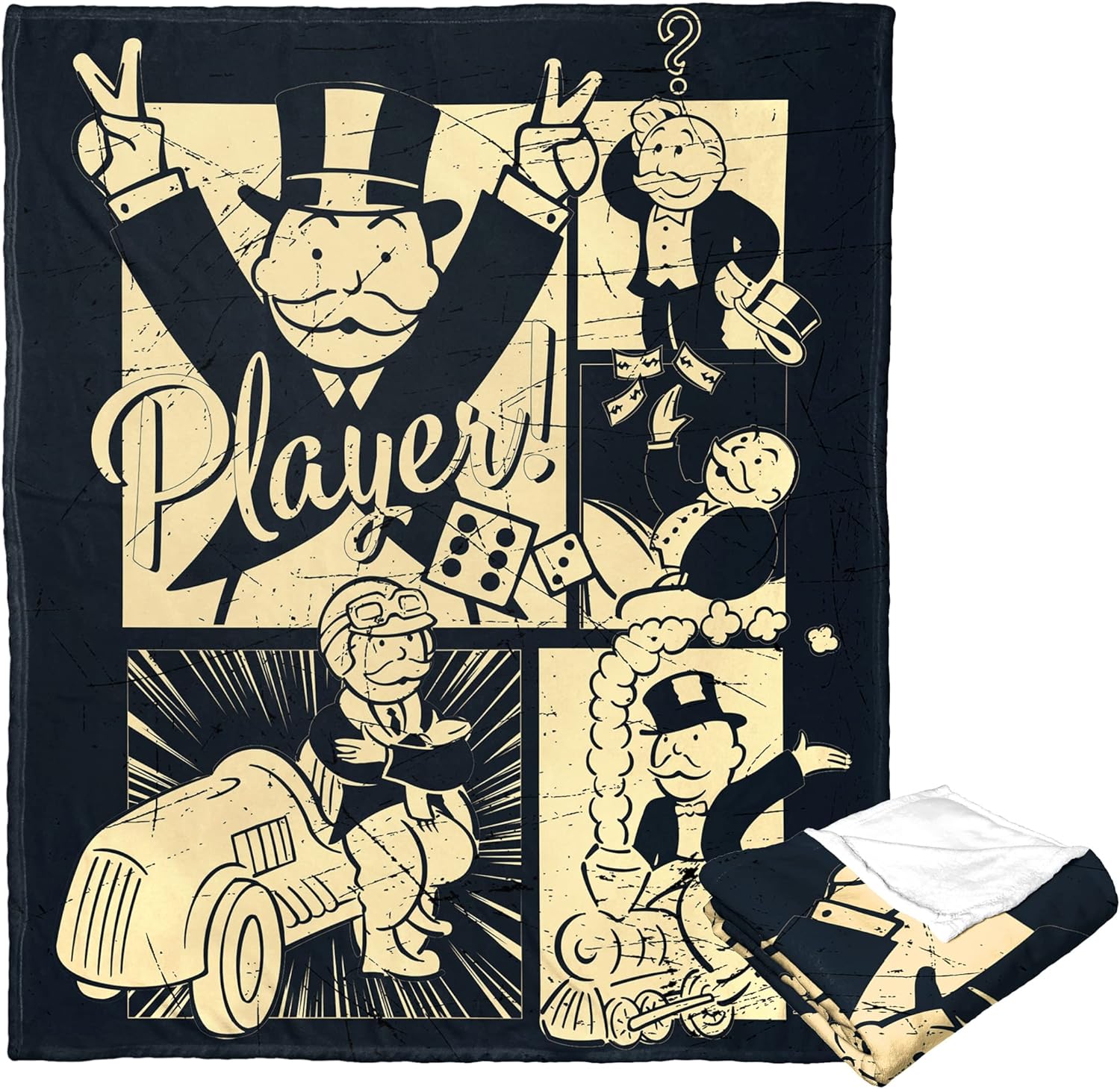 Northwest Monopoly Silk Touch Throw Blanket, 50" x 60", Player