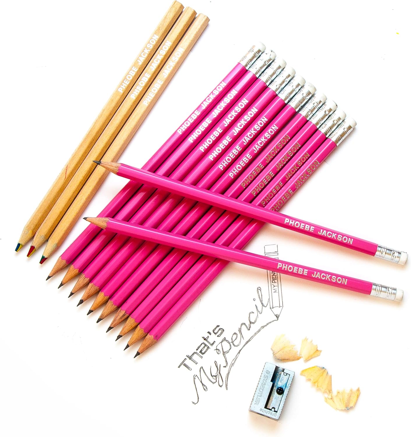 That s My Pencil 12 HB Pencils   3 Rainbow Pencils All embossed with That s My Pencil 12 HB Pencils   3 Rainbow Pencils All embossed with