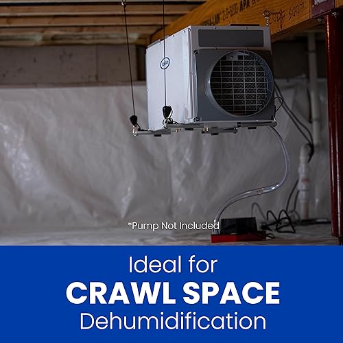 Miniatura 13 de Deshumidificador AprilAire E070 Pro de 70 Pintas para Sótano + Control de Montaje en Pared Modelo 76, Deshumidificador para Toda la Casa para