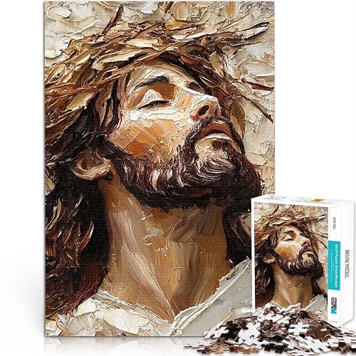 Rompecabezas para Adolescentes 1000 Piezas Pintura de Jesucristo Juguetes de Juego para Regalo Familiar…