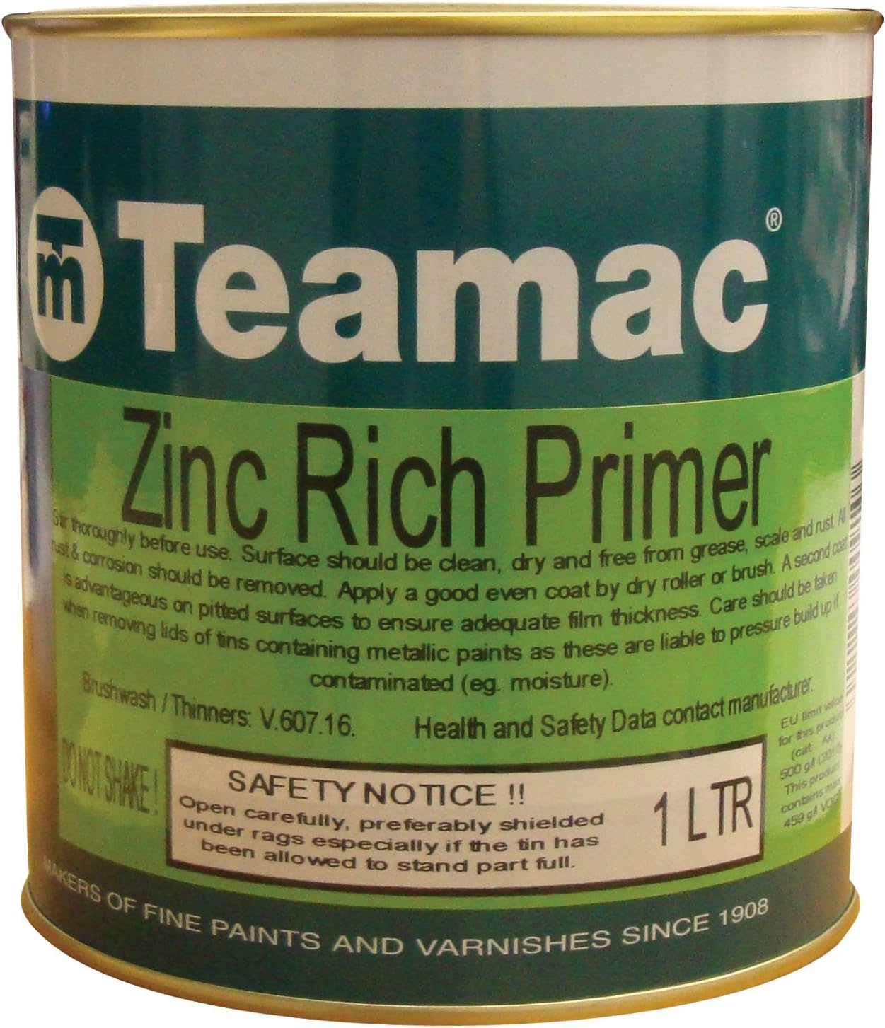 Zinc Rich Primer Cold Galvanising 2.5 Litre