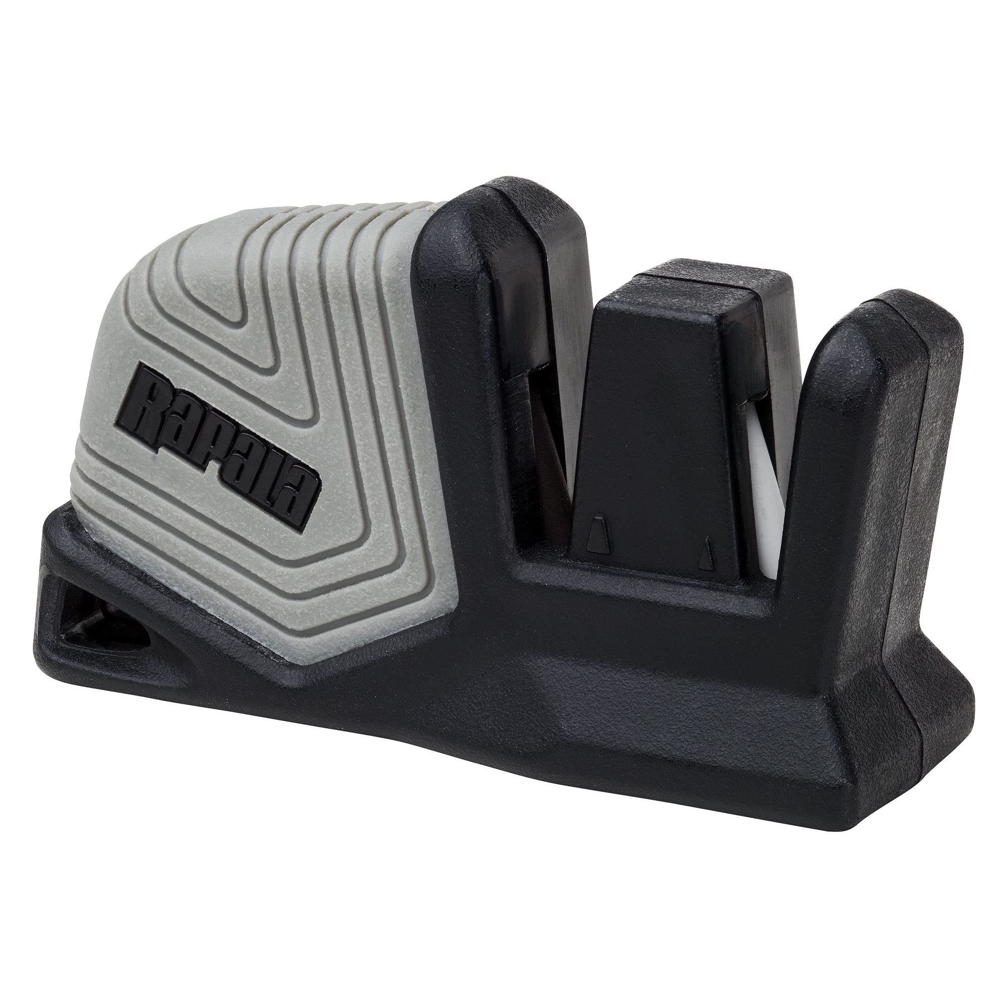 Rapala, Aiguisoir Gris RCD Knife Sharpener RCDKS, Matériel de Pêche, Outil d'Aiguisage Précis, Idéal pour Couteaux de Pêche, Com