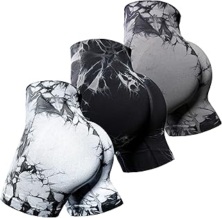 Workout Shorts for Women Scrunch Butt Lifting High Waisted Yoga Gym Seamless Booty Biker Shorts