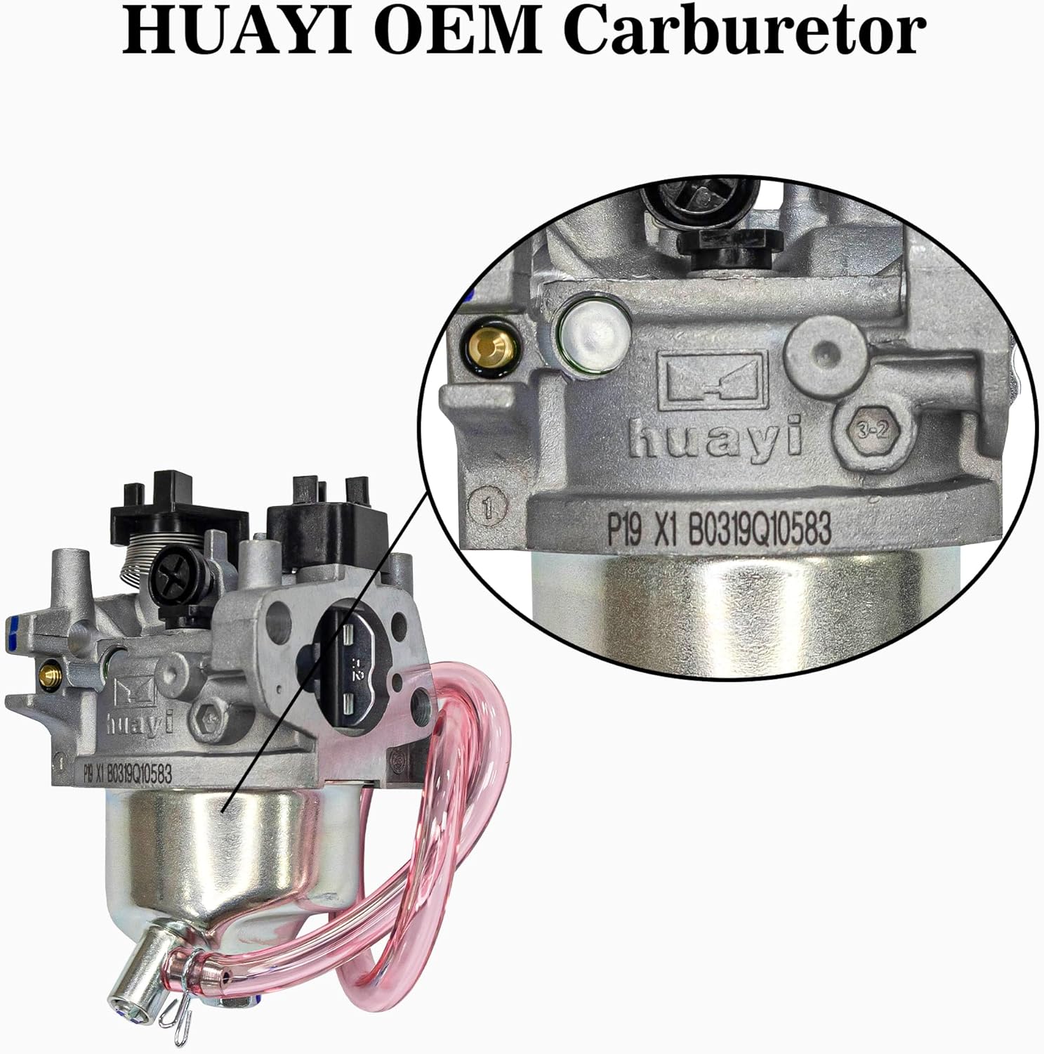 fullas Huayi Carburetor for Cummins Onan P4500i Inverter Generator, Westinghouse iGen4500 224CC Engine 50040195 4500W/3700W Portable Generator