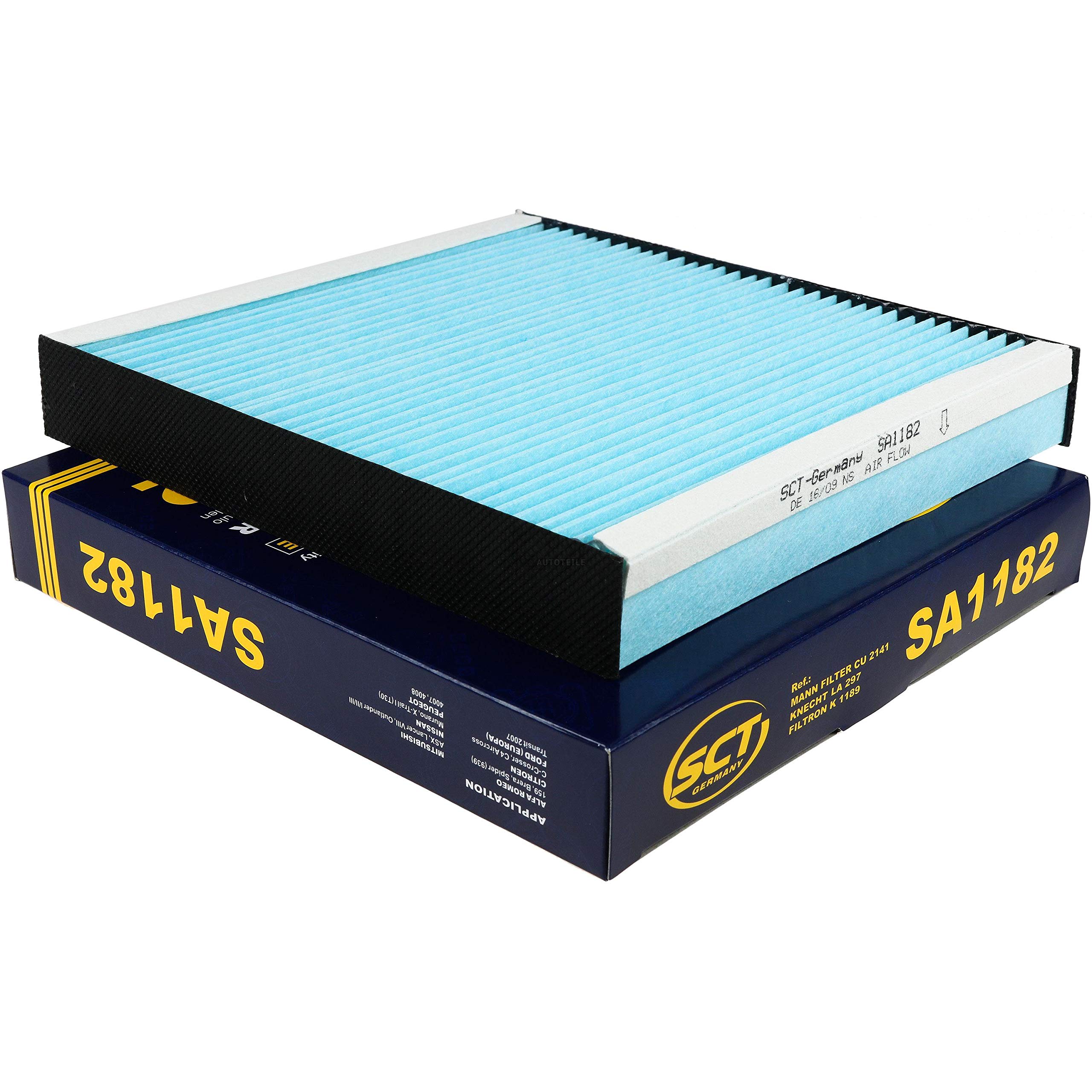 Set 85579575 SA 1182 22 filtros originales SCT para habitáculo, filtro de polen