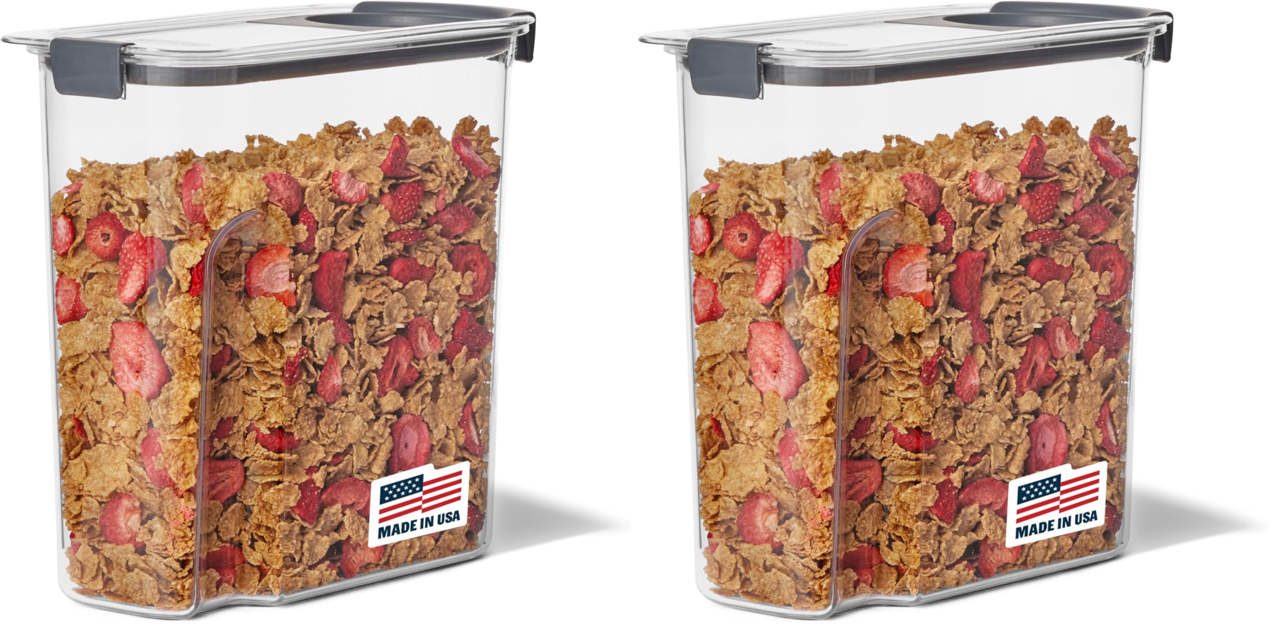 Rubbermaid Brilliance Airtight Food Storage Container | BPA-Free | Dishwasher-Safe | 32oz Capacity | Pack of 2