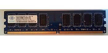 NANYA 2GB バルク ブランド「Nanya」社製品 日本電気 増設RAMボードDDR2(2GB PC2-5300) PK-UG-ME507/PC-AC-ME029C/PC-AC-ME025C互換 PC2-5300 20 NANYA NT2GT64U8HD0BY-AD 4GB 2 x 2GB PC2-6400U DDR2 800