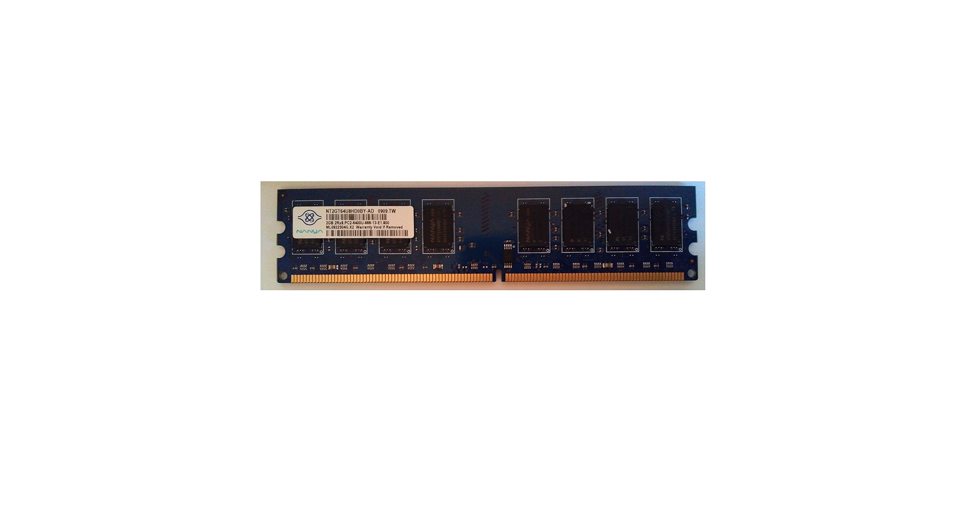 NANYA 2GB 「Nanya社製品」バルクて低消費電力メモリ 各社「DDR2」モデルミニノートPCなどへ認識動作可能仕様品 Wind Netbook U200/Wind Netbook NANYA 2GB 「Nanya社製品」バルクて低消費電力メモリ 各社「DDR2
