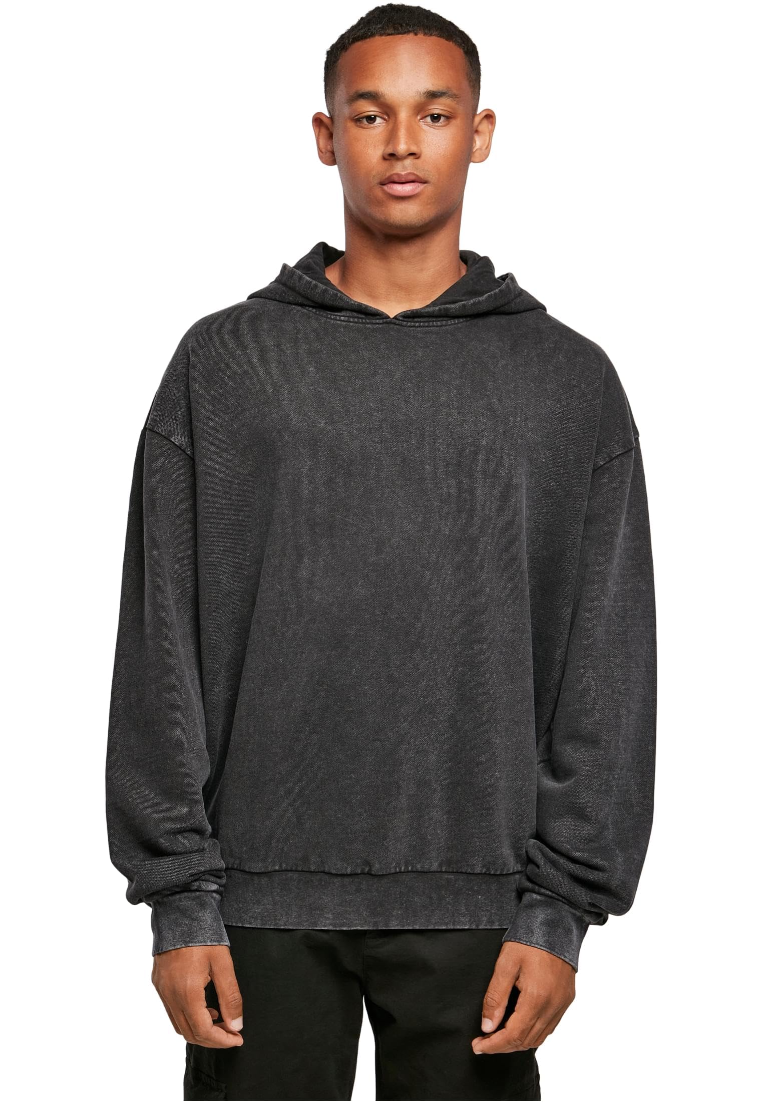 Build Your Brand Acid Washed Oversized Hoodie XL