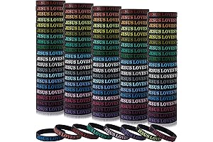 Colorful Easter Rubber Bracelets for Christian Party