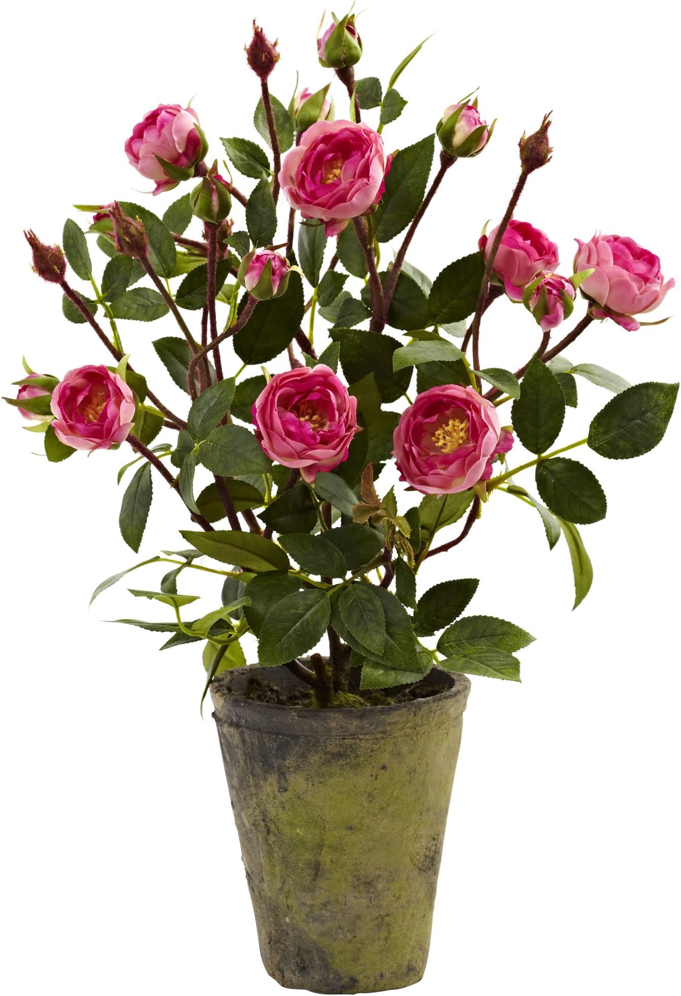 Nearly Natural French Rose Garden, 8.25'' x 16.25'' x 7.75''