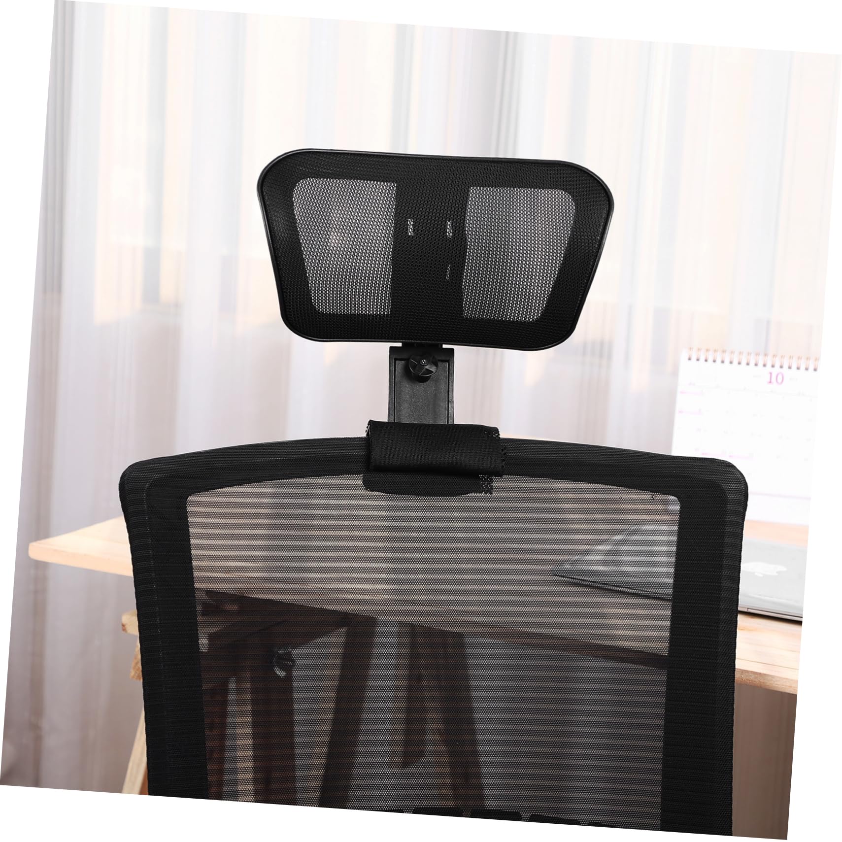 Reposacabezas Almohada Ergonómica Ajustable en Altura Ángulo Ajustable de Tela Transpirable para Silla de Oficina y Gaming para Uso en Verano
