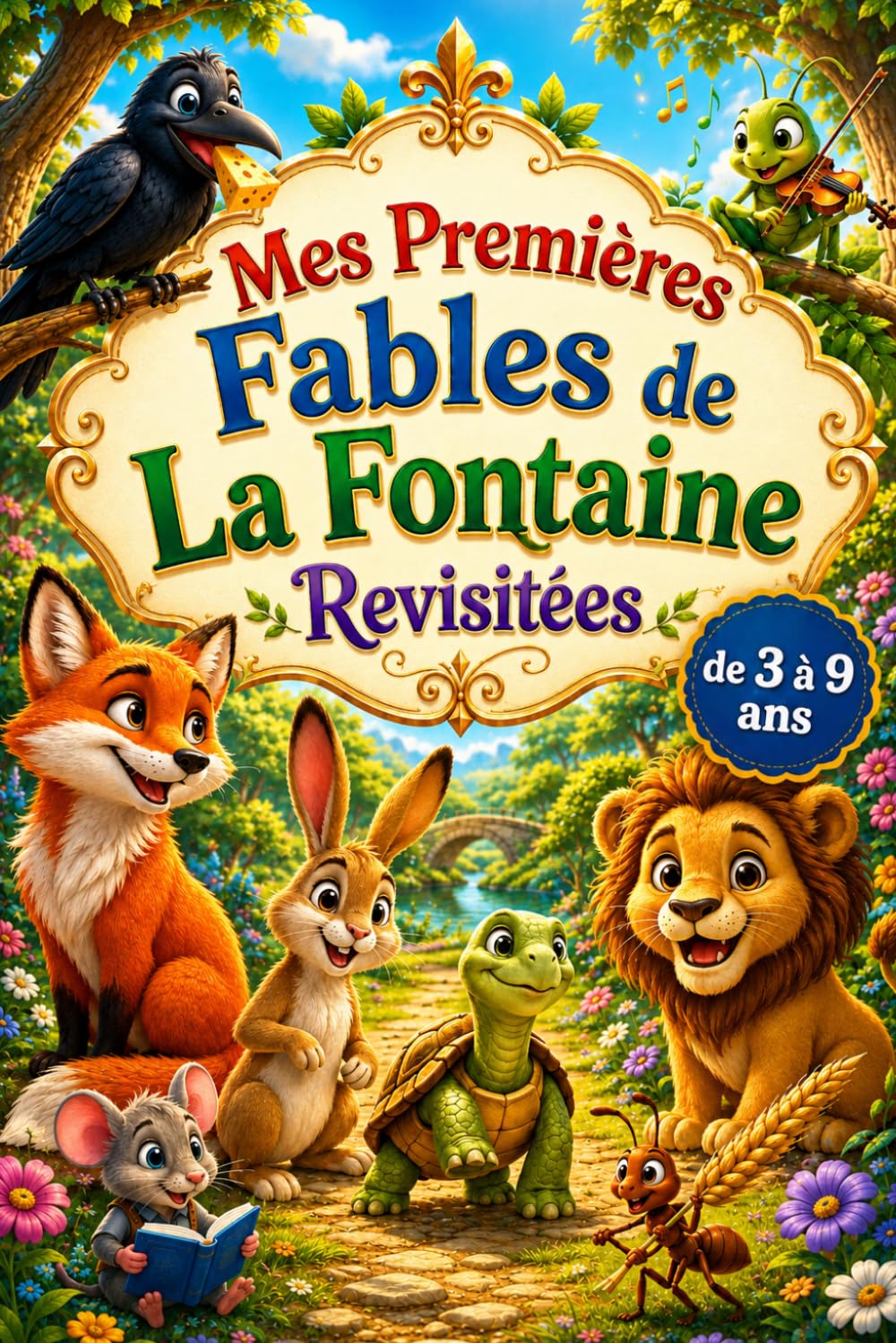 Mes Premières Fables de La Fontaine Revisitées: 12 histoires douces, modernes et magnifiquement illustrées en couleurs pour découvrir les grandes leçons de la vie