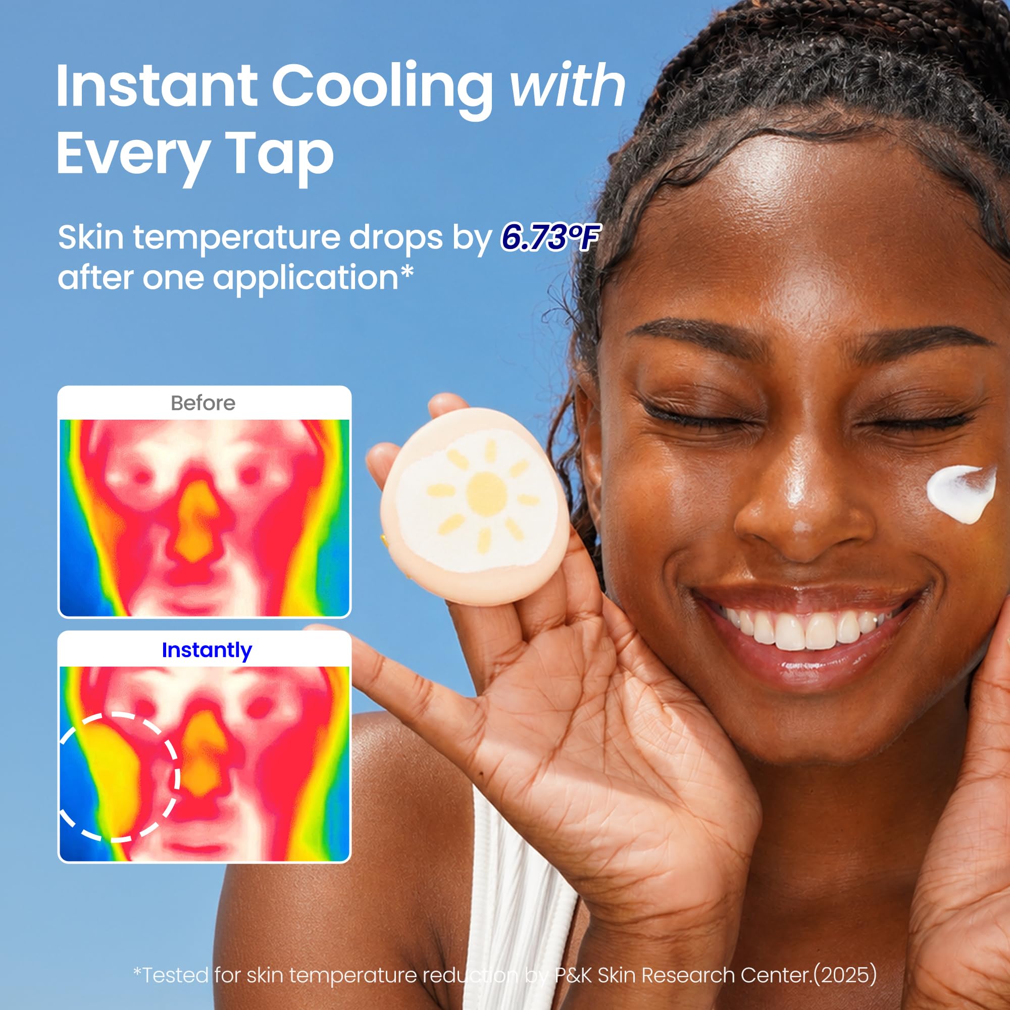ELROEL Pang Pang Big Sun Cushion Plus - SPF 50 Face Sunscreen 0.88 oz
