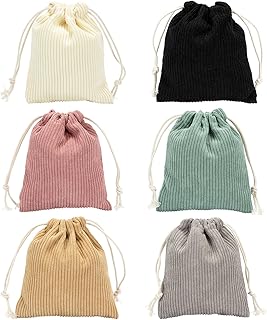 Small Makeup Bag Travel Pouch 6 Pcs, Mini Cute Makeup Bag for Women, Portable Velvet Small Toiletry Bag, Small Cosmetic Bag Drawstring Pouch Bag for Women, Travel Pouches Small Makeup Bag for Purse