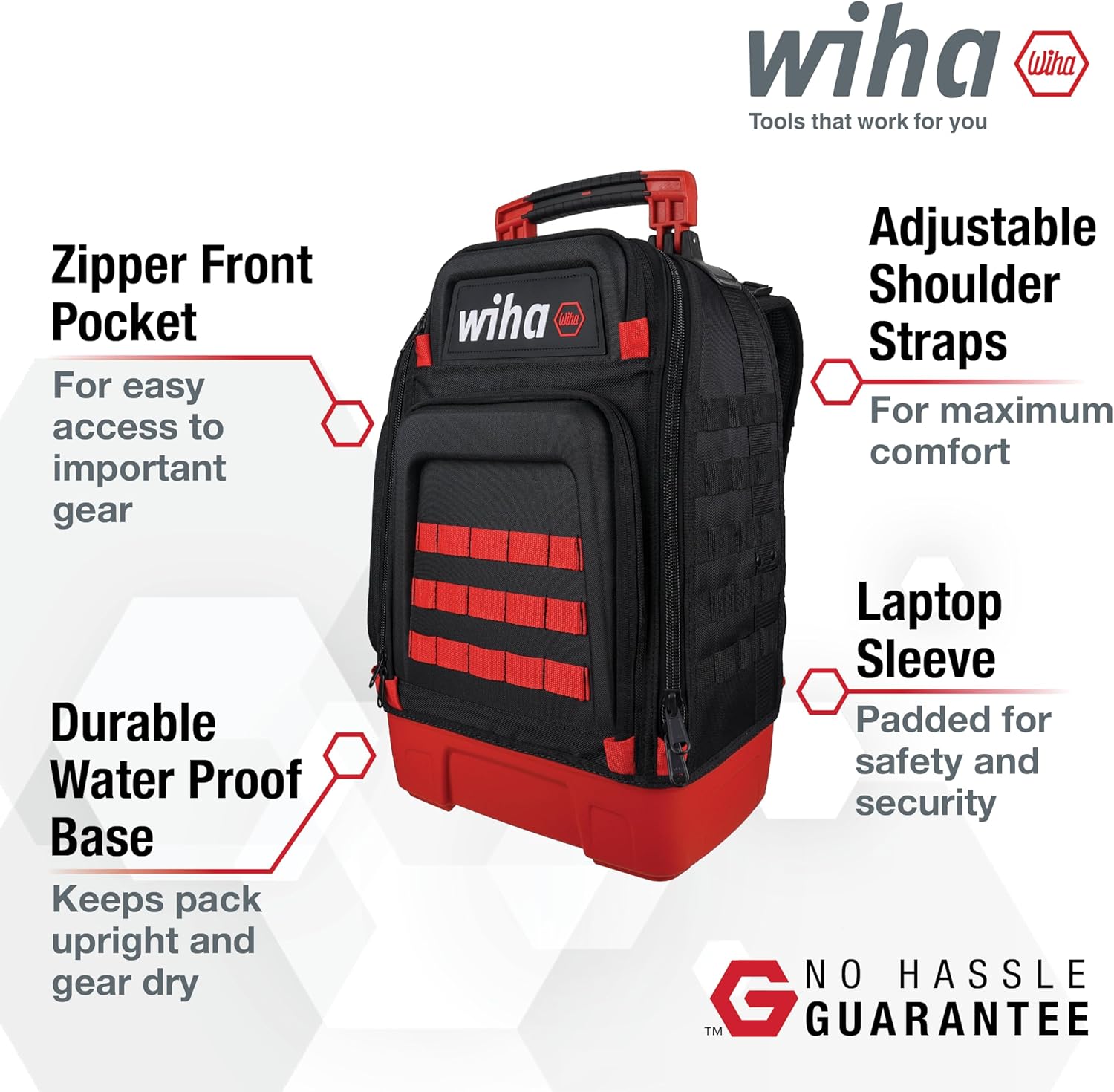 Wiha backpack set 114pc