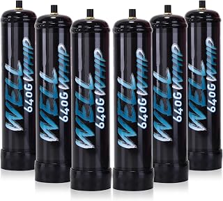 WellWhip Whipped Cream Charger (6 Pack) - 1.1L/640g