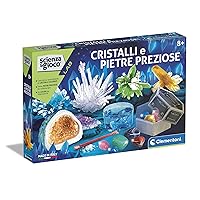 Clementoni Scienza e Gioco Lab - Cristalli e Pietre Preziose, Laboratorio Scientifico