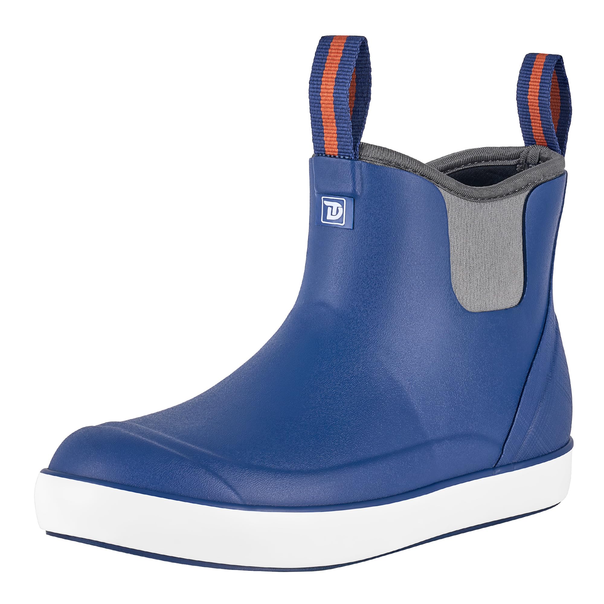 Trudave Women's Deck Boots, Anti-slip Ankle Rain Boot for Women Fishing Boots Waterproof Rubber Garden Shoes for Fishing, Farming & Outdoor Work, Size