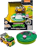 Vista 1 de Teenage Mutant Ninja Turtles 3" Micro Shell Racers, Donatello, a partir de 5 años - 2.4 Ghz Rc vehículo con controlador de media carcasa de tortuga