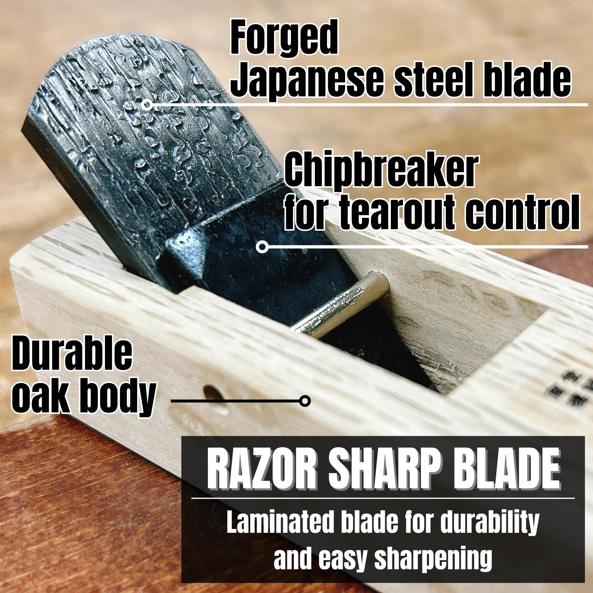Amazon.com: KAKURI Mini Hand Plane for Wood 24mm [Flat Sole