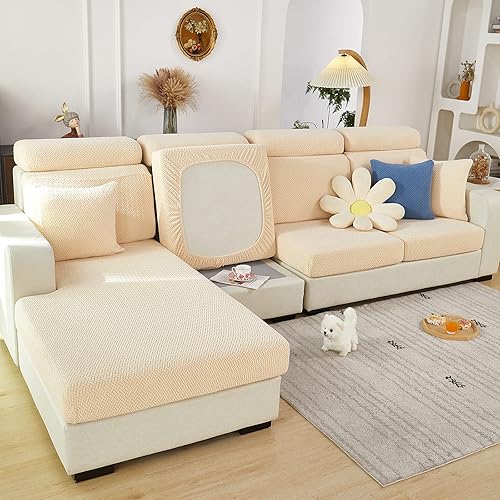 Miniatura 7 de Beacon Pet Funda universal para sofá resistente al desgaste, fundas elásticas para sofá mágico 2024, funda antideslizante en forma de L, funda de