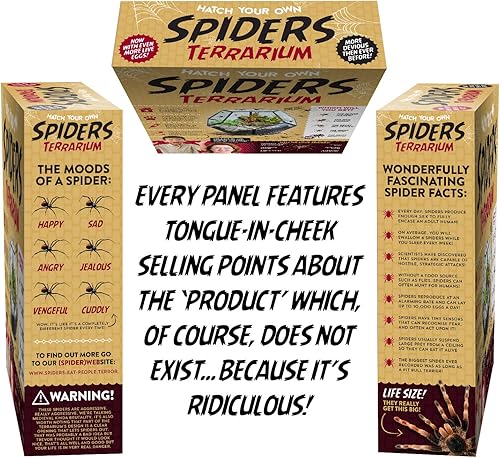 Miniatura 3 de Caja de regalo de broma escotilla tu propio terrario de araña, regalo perfecto de broma y divertida idea de elefante blanco