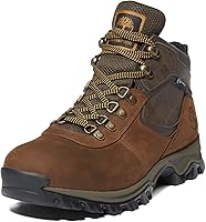 Timberland Men's Mt. Maddsen Waterproof Hiking Boots - Premium Leather, All-Terrain Grip, Anti-Fatigue Comfort