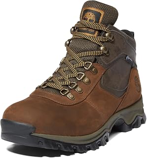 Timberland Men's Mt. Maddsen Waterproof Hiking Boots - Premium Leather, All-Terrain Grip, Anti-Fatigue Comfort