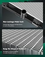 Vista 6 de SCITOO Radiador compatible con Dodge Caliber/Avenger 2007 2008 2009 2010 2011 2012 2007-2017 Jeep Compass Patriot CU2951